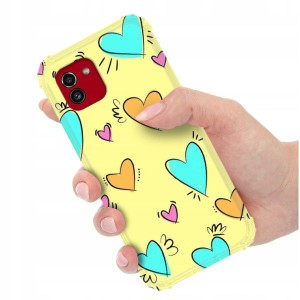 ETUI ANTI-SHOCK do SAMSUNG A03 Love Miłość Wzory