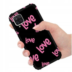 ETUI ANTI-SHOCK do SAMSUNG A12 Love Miłość Wzory