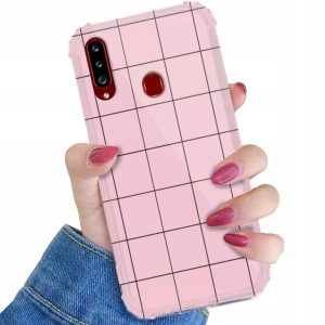 Etui ANTI-SHOCK do SAMSUNG A20s Kolor Pastel Wzory