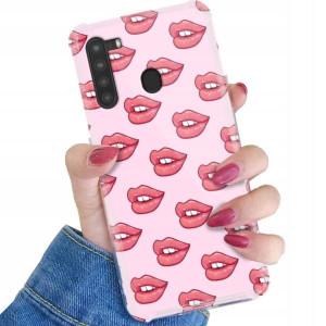 Etui ANTI-SHOCK do SAMSUNG A21 Kolor Pastel Wzory