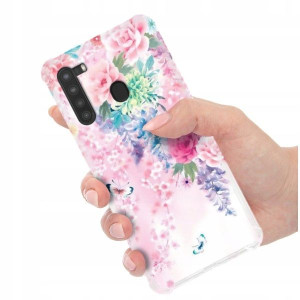 ETUI ANTI-SHOCK do SAMSUNG A21 Kwieciste Top Wzory