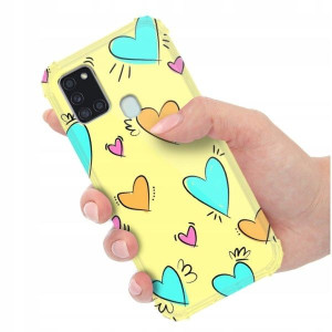 ETUI ANTI-SHOCK do SAMSUNG A21s Love Miłość Wzory