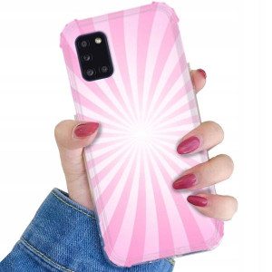 Etui ANTI-SHOCK do SAMSUNG A31 Kolor Pastel Wzory