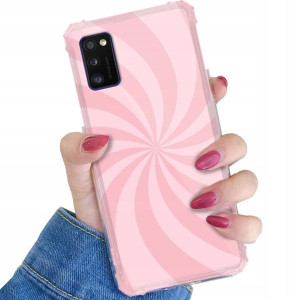 Etui ANTI-SHOCK do SAMSUNG A41 Kolor Pastel Wzory