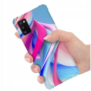 ETUI ANTI-SHOCK do SAMSUNG A41 Kwieciste Top Wzory