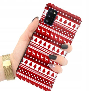 ETUI ANTI-SHOCK do SAMSUNG A41 Święta Zimowe Wzory