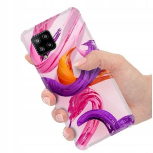ETUI ANTI-SHOCK do SAMSUNG A42 5G Kwieciste Wzory