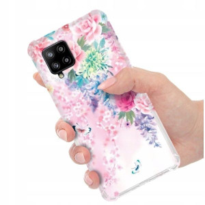 ETUI ANTI-SHOCK do SAMSUNG A42 Kwieciste Top Wzory