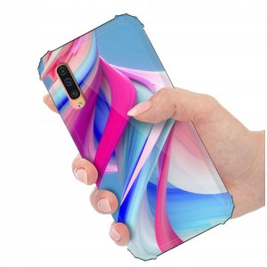ETUI ANTI-SHOCK do SAMSUNG A50s Kwieciste Wzory