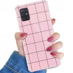 Etui ANTI-SHOCK do SAMSUNG A51 Kolor Pastel Wzory
