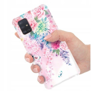 ETUI ANTI-SHOCK do SAMSUNG A51 Kwieciste Top Wzory