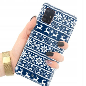 ETUI ANTI-SHOCK do SAMSUNG A51 Święta Zimowe Wzory