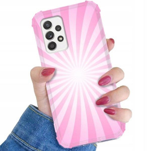 Etui ANTI-SHOCK do SAMSUNG A52 Kolor Pastel Wzory