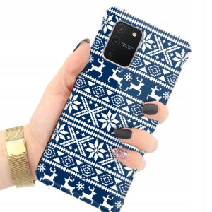 ETUI ANTI-SHOCK do SAMSUNG A91 Święta Zimowe Wzory