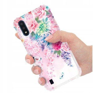ETUI ANTI-SHOCK do SAMSUNG M01 Kwieciste Top Wzory