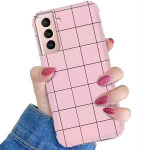 Etui ANTI-SHOCK do SAMSUNG S21 Kolor Pastel Wzory