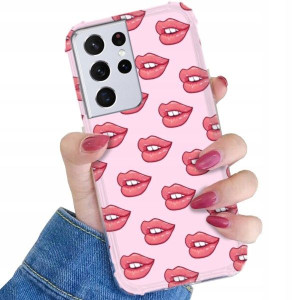 Etui ANTI-SHOCK do SAMSUNG S21 ULTRA Pastel Wzory