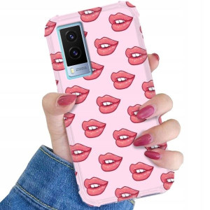 Etui ANTI-SHOCK do VIVO V21E 4G Kolor Pastel Wzory