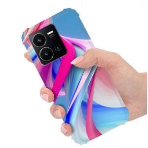 ETUI ANTI-SHOCK do VIVO Y35 Kwiaty Damskie Wzory