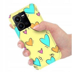 ETUI ANTI-SHOCK do VIVO Y35 Love Walentynki Wzory