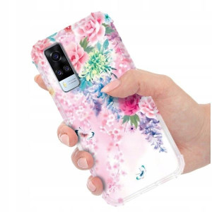ETUI ANTI-SHOCK do VIVO Y51 2020 Kwieciste Wzory