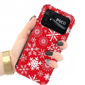 ETUI ANTI-SHOCK do XIAOMI POCO C40 Christmas Wzory