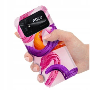 ETUI ANTI-SHOCK do XIAOMI POCO C40 Kwieciste Wzory