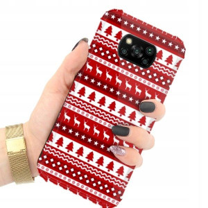 ETUI ANTI-SHOCK do XIAOMI POCO X3 Świąteczne Wzory