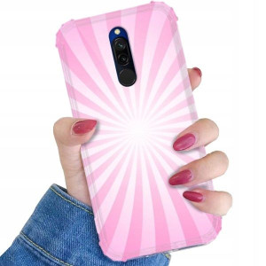 Etui ANTI-SHOCK do XIAOMI REDMI 8 Pastelowe Wzory