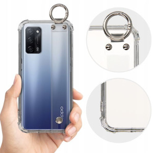 Etui ANTI-SHOCK Obudowa z Paskiem do OPPO A55 5G