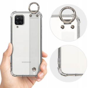 Etui ANTI-SHOCK Obudowa z Paskiem do SAMSUNG A12