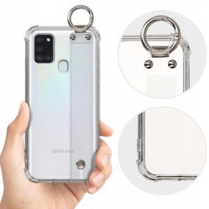 Etui ANTI-SHOCK Obudowa z Paskiem do SAMSUNG A21s