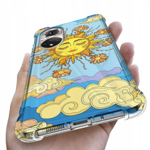 Etui Antishock do HUAWEI HONOR 50 Kwiaty Top Wzory