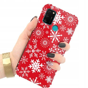 ETUI ANTISHOCK do HUAWEI HONOR PLAY 9A Zima Wzory