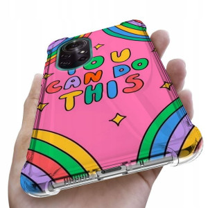 Etui Antishock do HUAWEI NOVA 8 5G Kwiatki Wzory