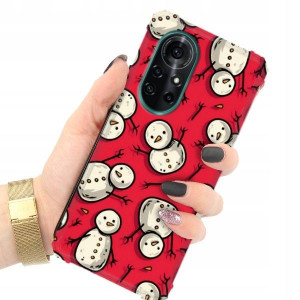 ETUI ANTISHOCK do HUAWEI NOVA 8 PRO 5G Zima Wzory