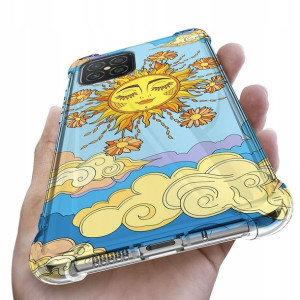 Etui Antishock do HUAWEI NOVA 8 SE Kwiatki Wzory