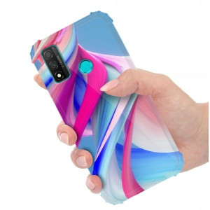 ETUI ANTISHOCK do HUAWEI P SMART 2020 Kwiaty Wzory