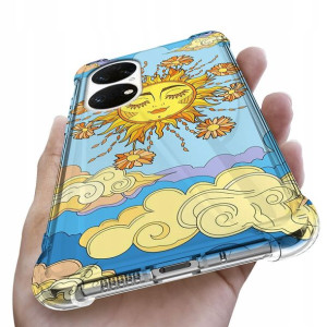Etui Antishock do HUAWEI P50 Case Kwiaty Top Wzory