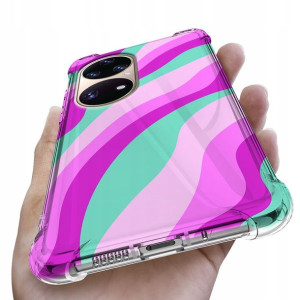 Etui Antishock do HUAWEI P50 PRO Case Kwiaty Wzory