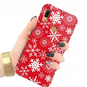ETUI ANTISHOCK do HUAWEI Y6 PRIME 2019 Zima Wzory