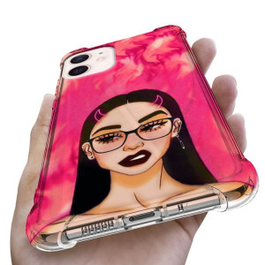 Etui Antishock do IPHONE 12 MINI Case Kwiaty Wzory