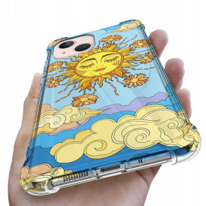 Etui Antishock do IPHONE 13 Case Kwiaty Lato Wzory