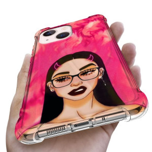 Etui Antishock do IPHONE 13 MINI Case Kwiaty Wzory