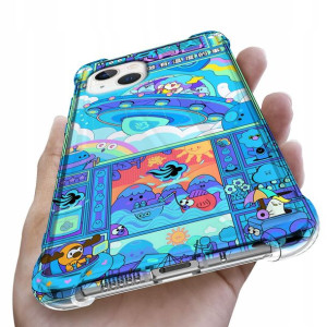 Etui Antishock do IPHONE 14 PLUS Case Kosmos Wzory