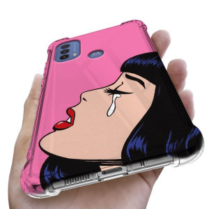 Etui Antishock do MOTOROLA E40 Kwiaty Flower Wzory