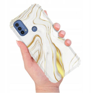 Etui Antishock Do Motorola E40 Marmurki Mix Wzory