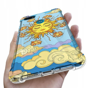Etui Antishock do MOTOROLA E6 PLAY Kwiatki Wzory
