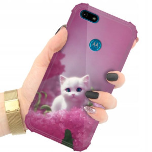Etui Antishock Do Motorola E6 Play Zwierzęta Wzo
