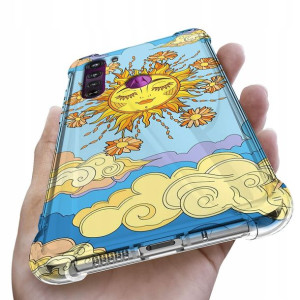 Etui Antishock do MOTOROLA EDGE Case Kwiatki Wzory